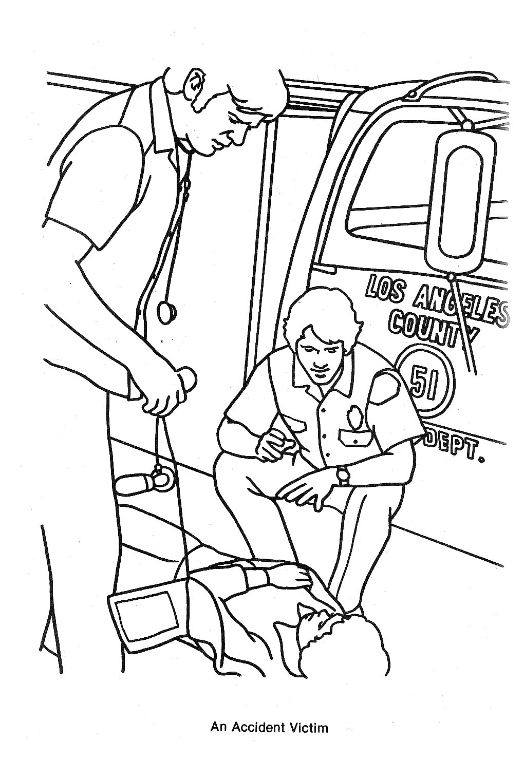emergency vehicles coloring pages - photo #37